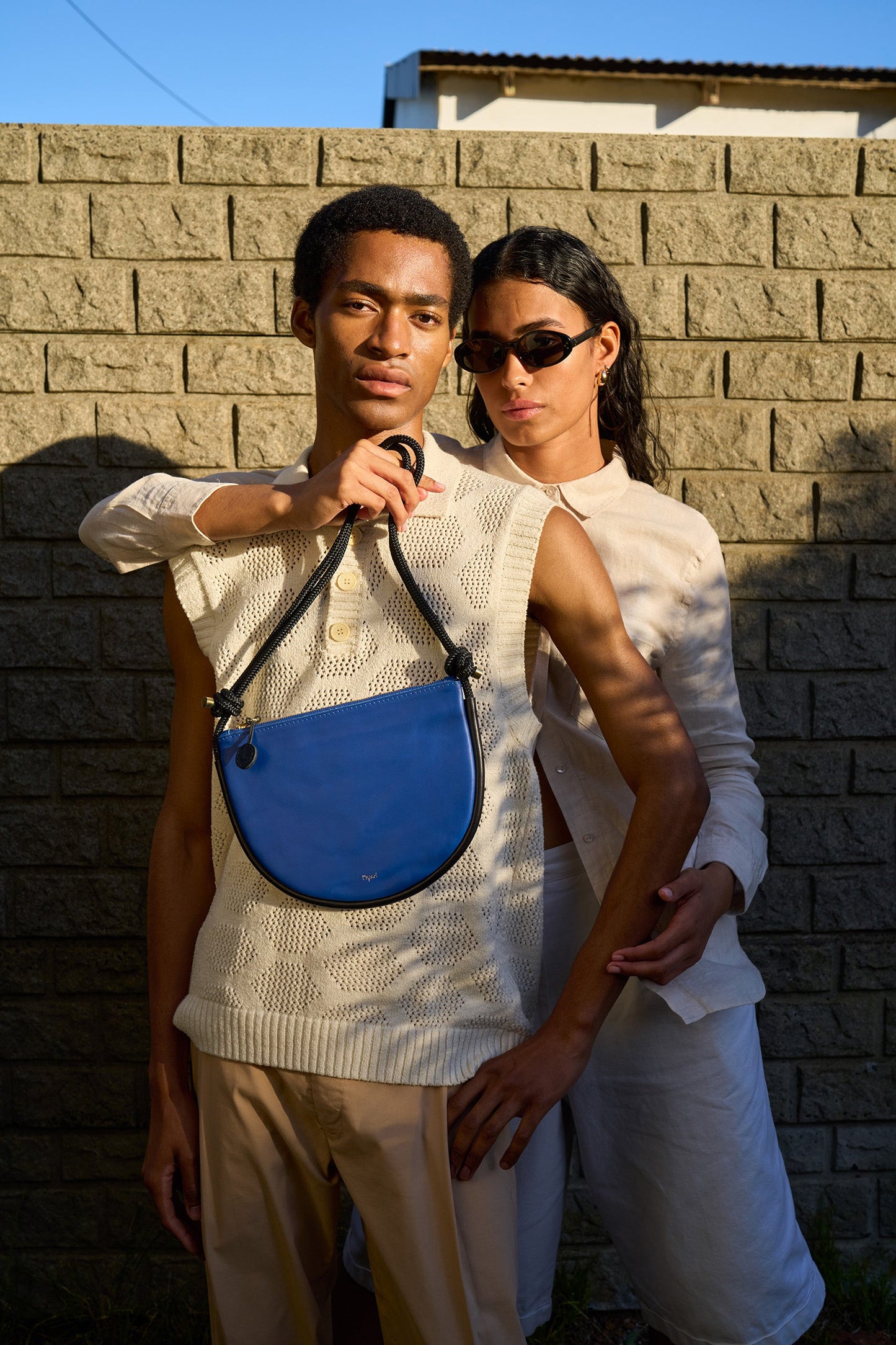 Selene Bag - Cobalt/ Black