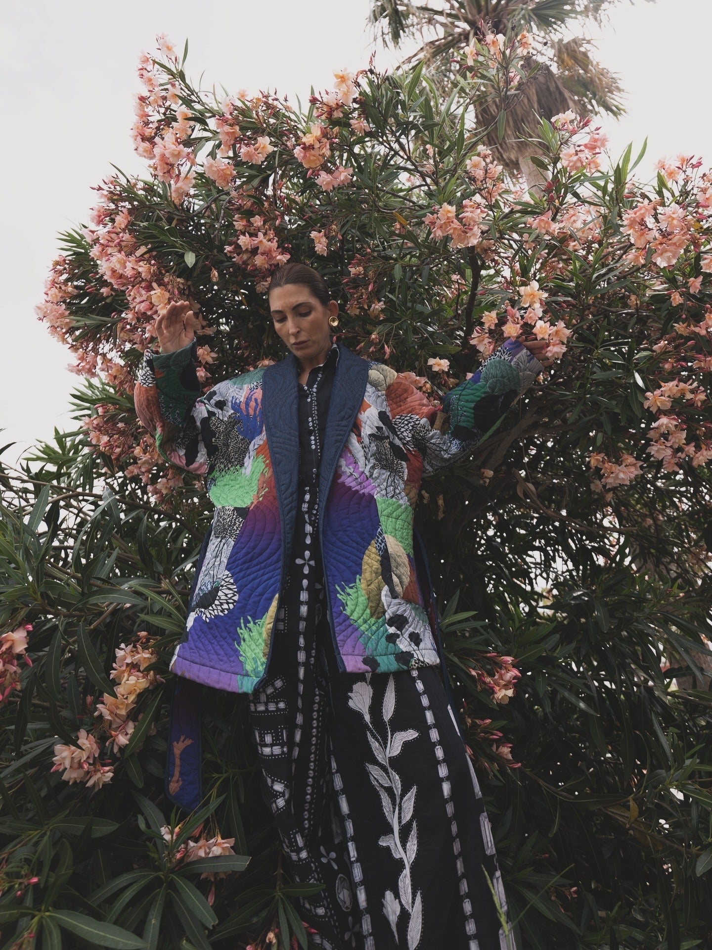 Candy Cane gewatteerde kimono