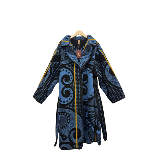 Sotho Jacket - Blue Black