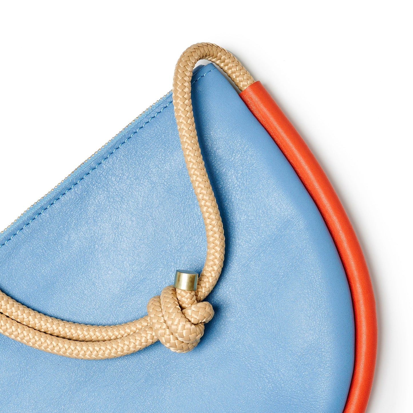 Selene Bag - Sky Blue / Lobster Red