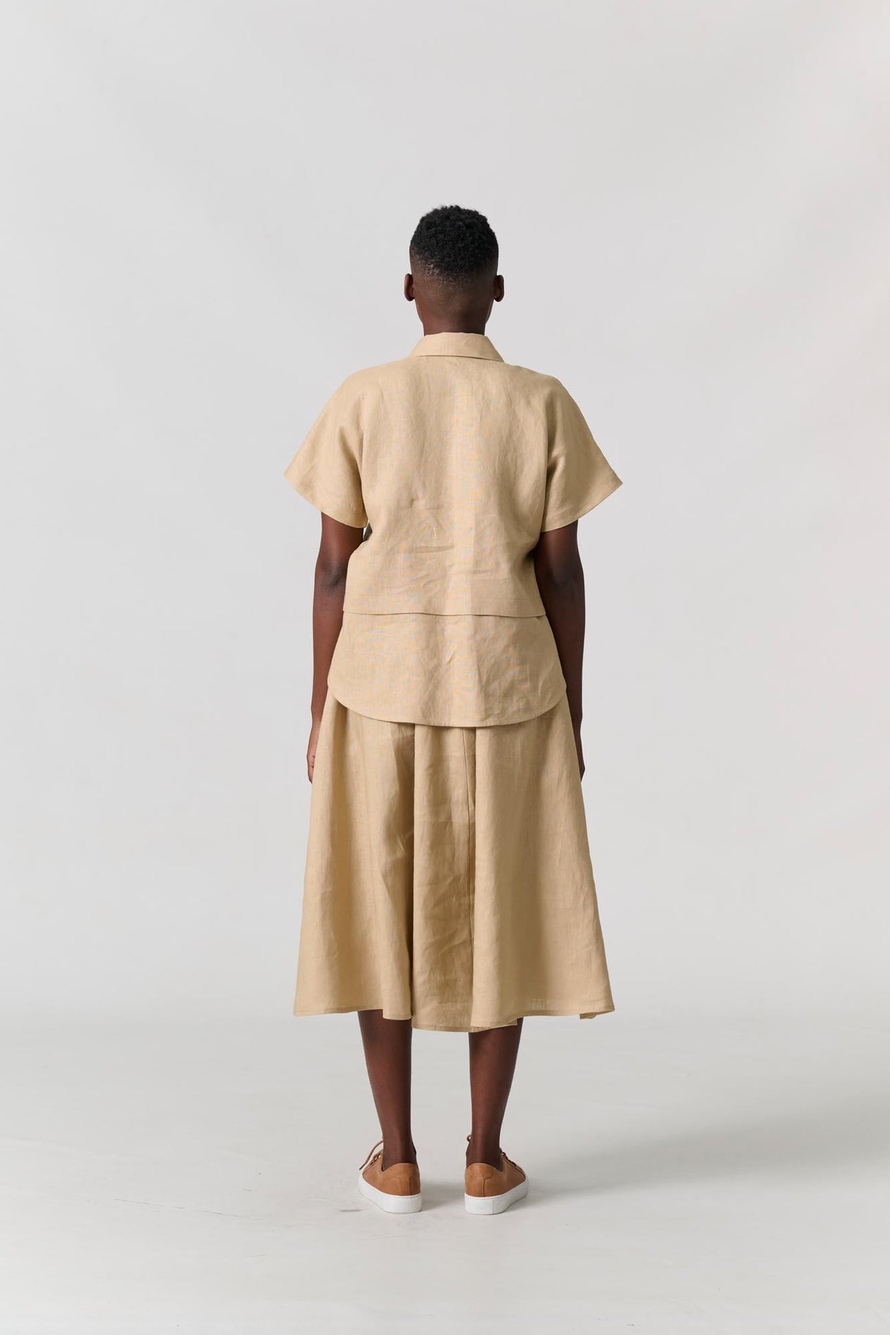 Rey Dress-Husk Linen
