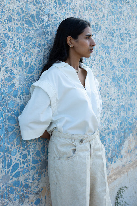 Pants ZLIZ -Natural