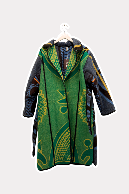 Sotho Jacket - Patchwork Green