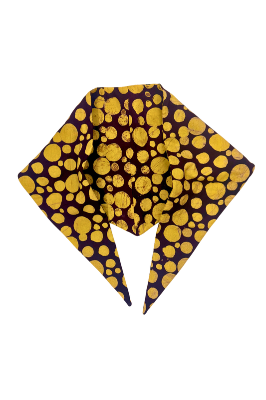 Scarf- purple yellow