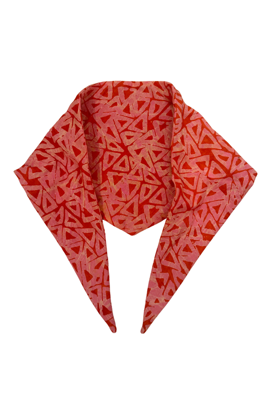 Scarf- orange pink