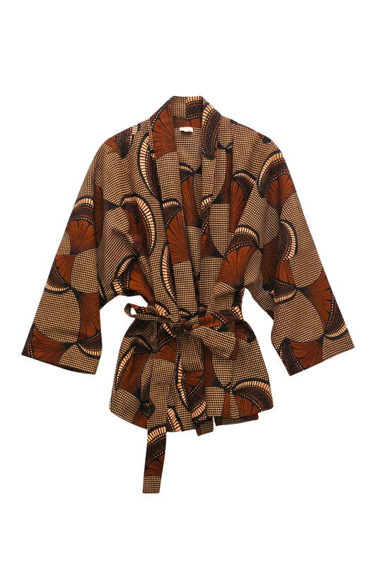 Kimono - coral brown