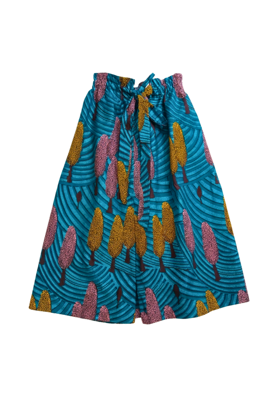 Cheza Skirt - shiny blue