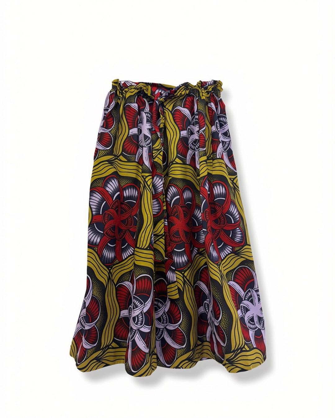 Cheza Skirt - olive burgundy