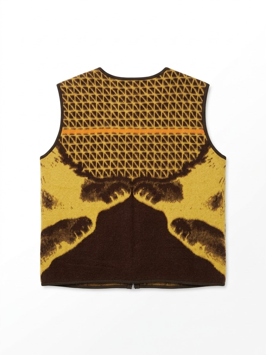 Sotho Gilet - unisex - mustard brown