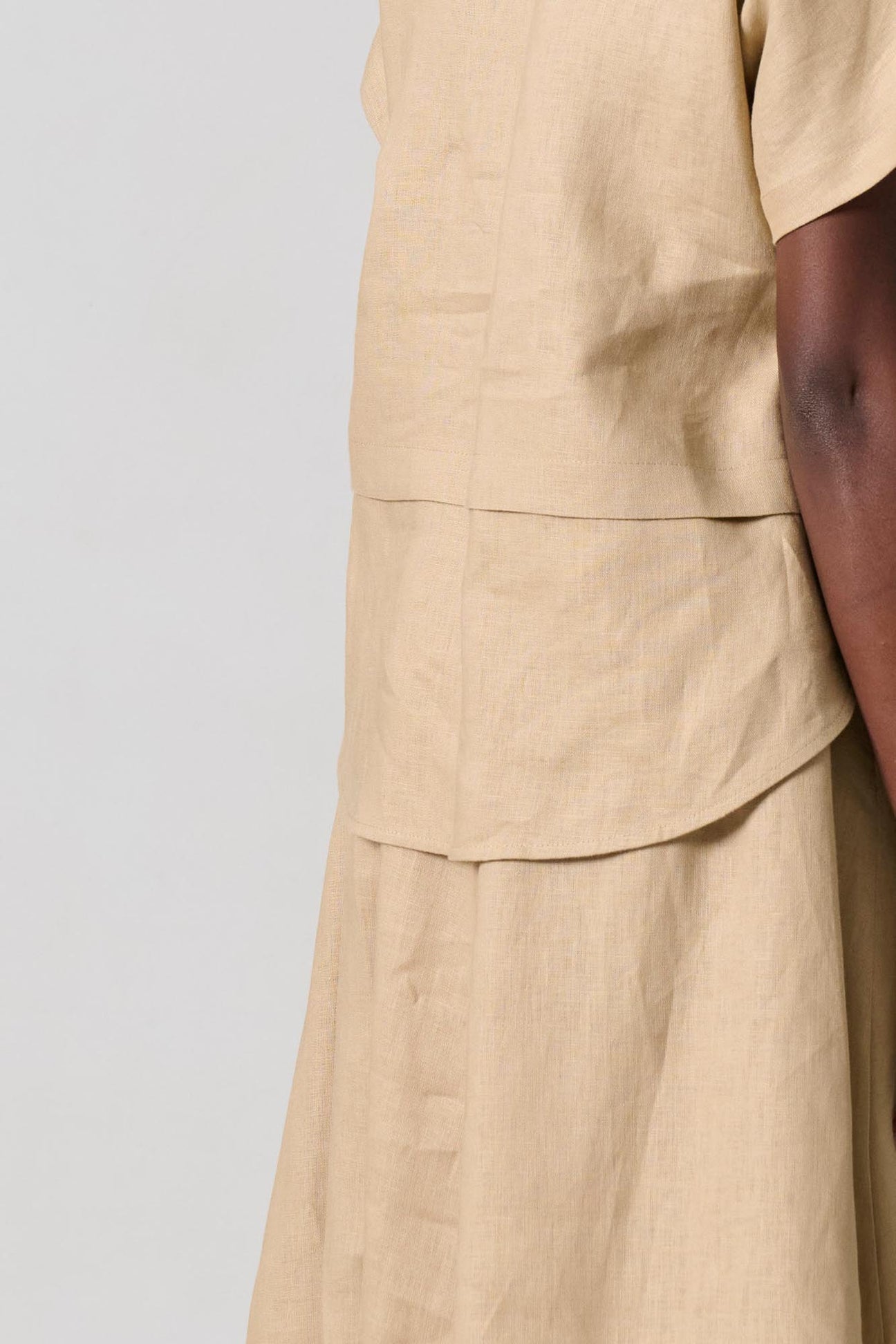 Rey Dress-Husk Linen