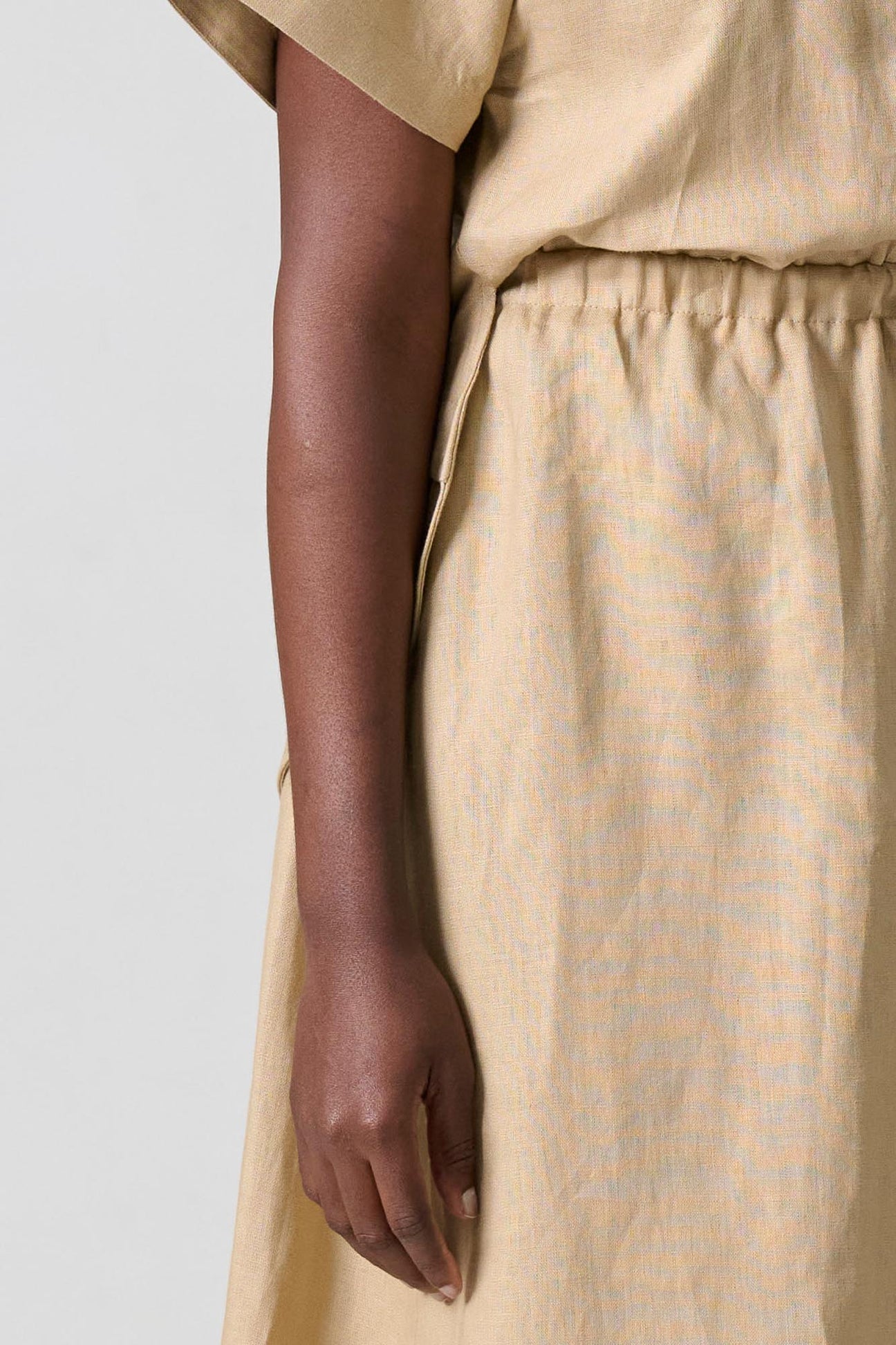 Rey Dress-Husk Linen